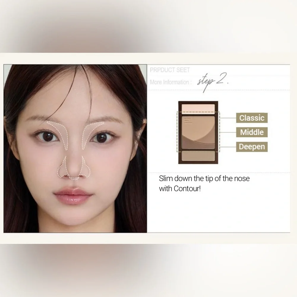 Rom&nd Neutral Warm Better Than Contour Palette- neutral & warm skin tones